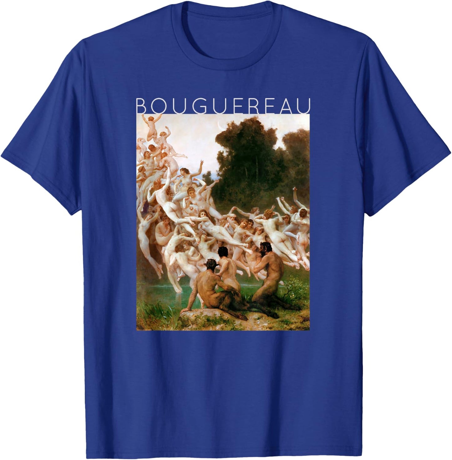 William-Adolphe Bouguereau - The Oreads - For Artists T-Shirt - T-Shirt | Royal