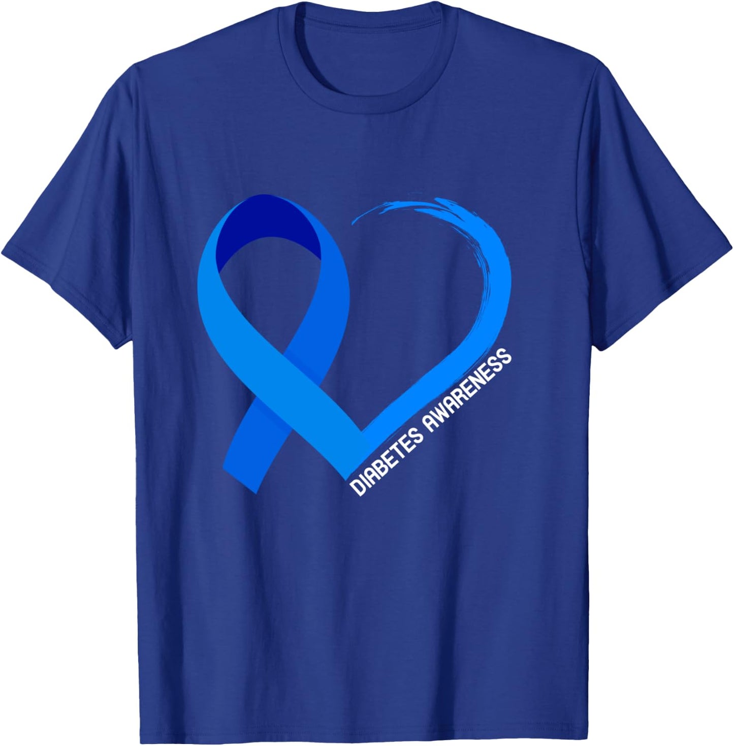 World Diabetes Day 2022 Type 1 Type 2 Diabetes Awareness T-Shirt - T-Shirt | Royal