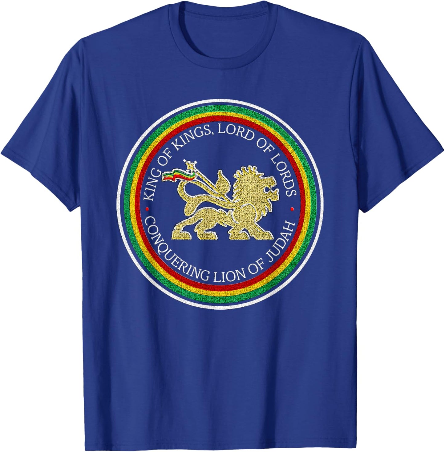 Rastafarian Lion of Judah Rastafari Reggae T-Shirt - T-Shirt | Royal