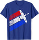 Vintage A-10 Warthog Plane Schematic US Flag T-Shirt - T-Shirt | Royal