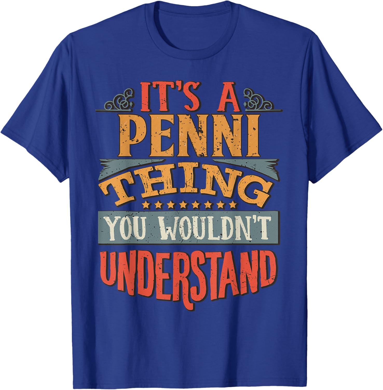 Penni Name T-Shirt - T-Shirt | Royal