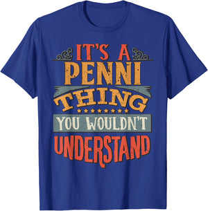 Penni Name T-Shirt - T-Shirt | Royal