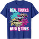 Dually Truck,Dual Tires,Twin Wheels,Twin Tires,3+3,Lowered T-Shirt - T-Shirt | Royal
