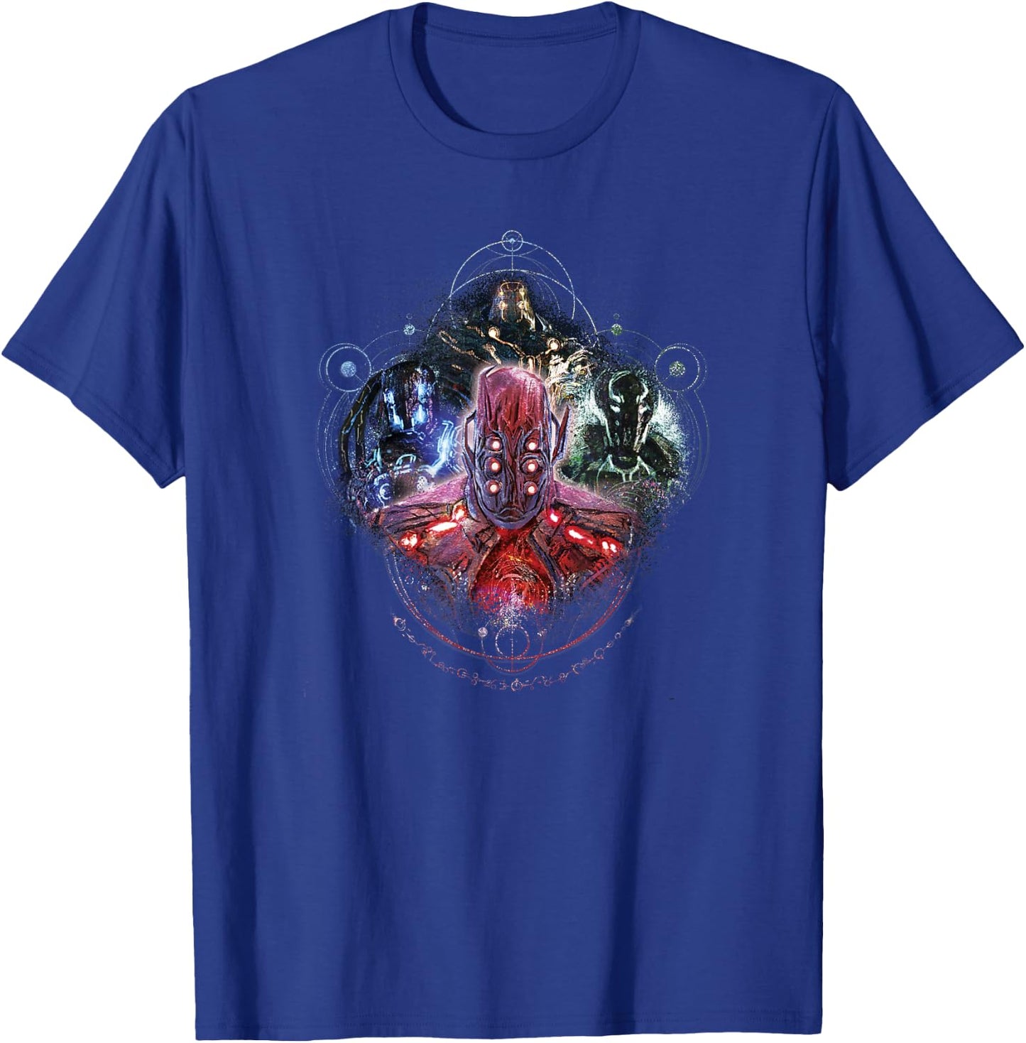 Marvel Eternals Celestials Group Shot Portrait T-Shirt - T-Shirt | Royal