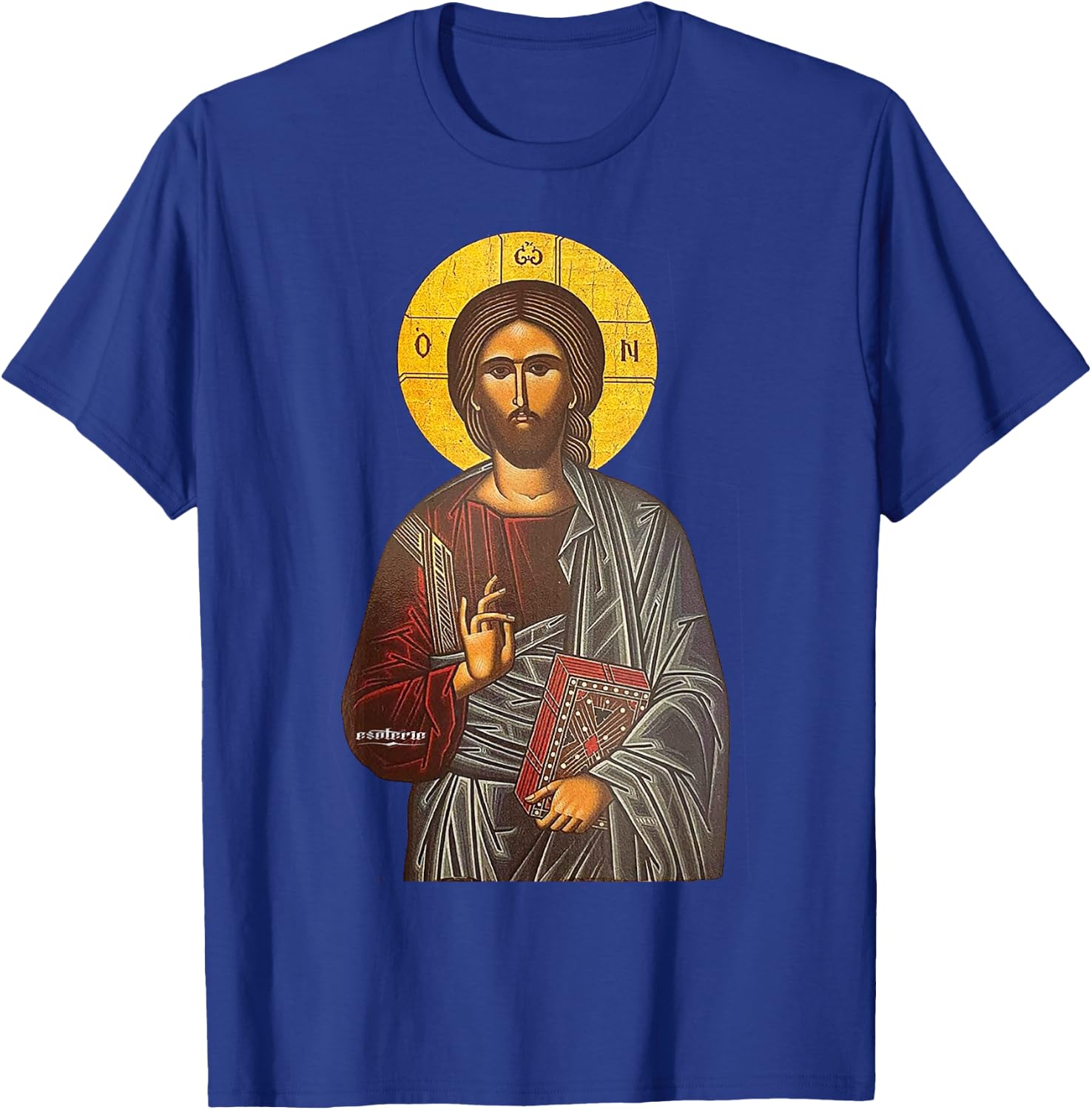 Jesus Christ Icon Greek T-Shirt - T-Shirt | Royal