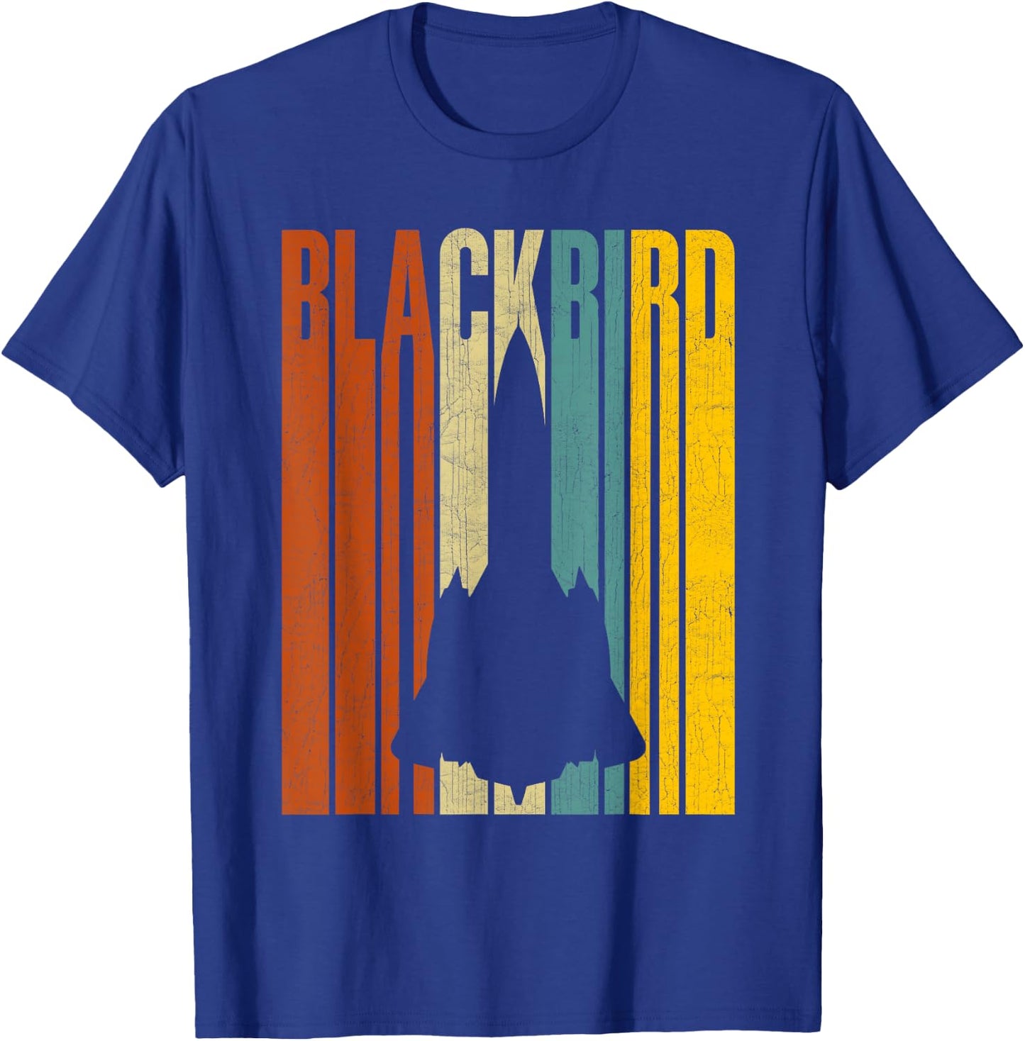 SR-71 Blackbird Air Force Military Jet T-Shirt - T-Shirt | Royal