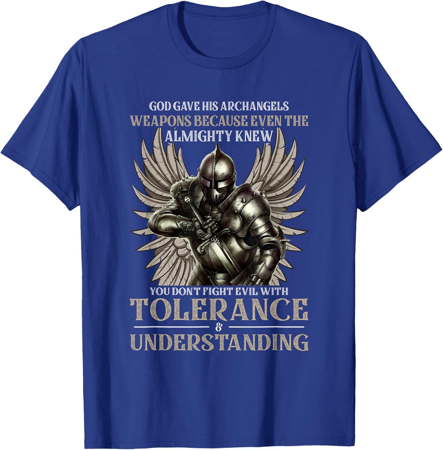 Christian - Tolerance & Understanding - Christian T-Shirt - T-Shirt | Royal