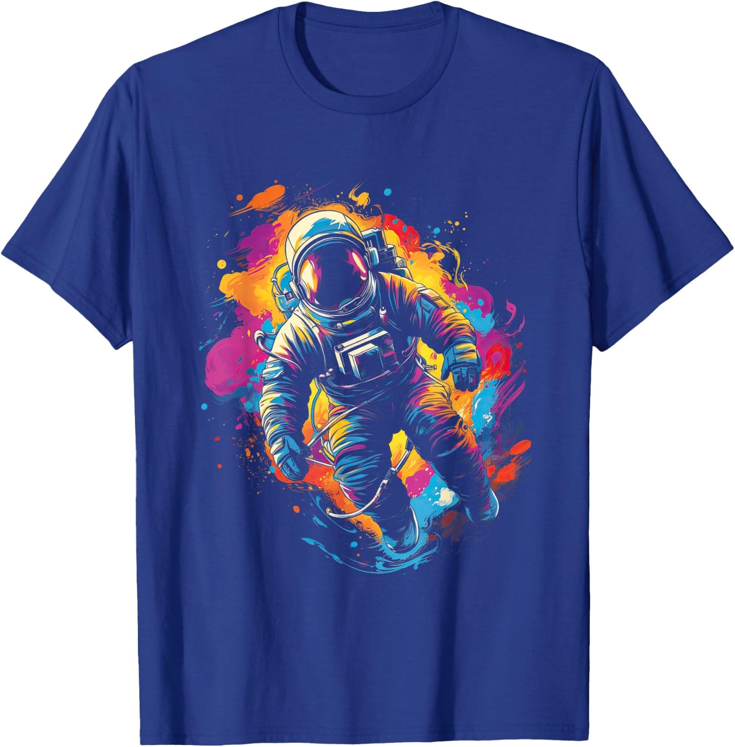 Astronaut Planet Science Moon Solar system T-Shirt - T-Shirt | Royal