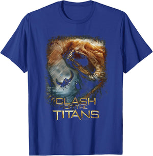 Clash of the Titans Kraken Clash T-Shirt - T-Shirt | Royal