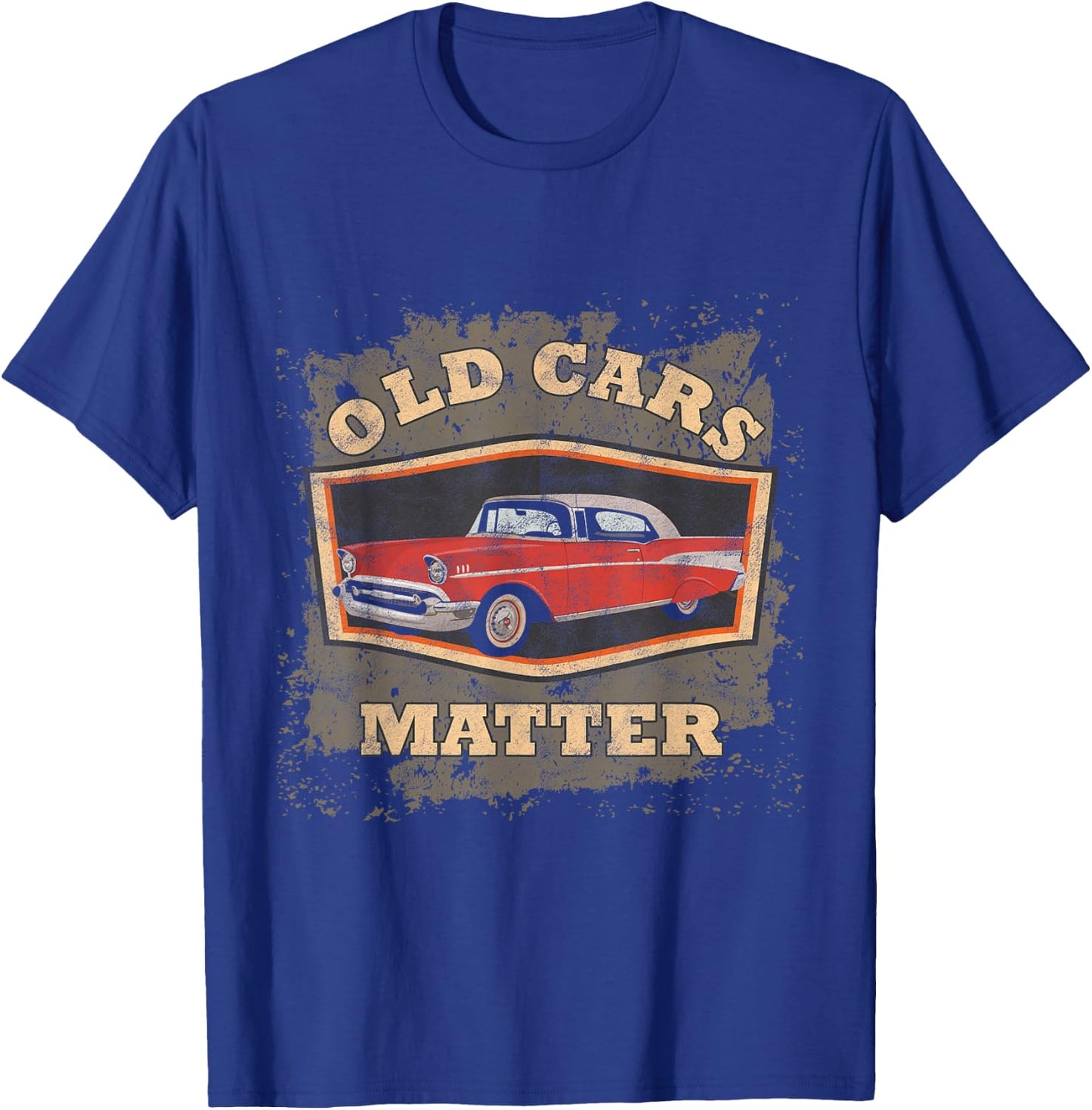 Vintage Car Restoration Restorer Mechanic Detailer T-Shirt - T-Shirt | Royal