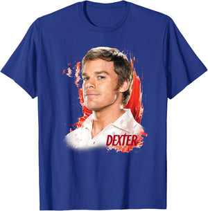 Dexter Blood Splatter T-Shirt - T-Shirt | Royal