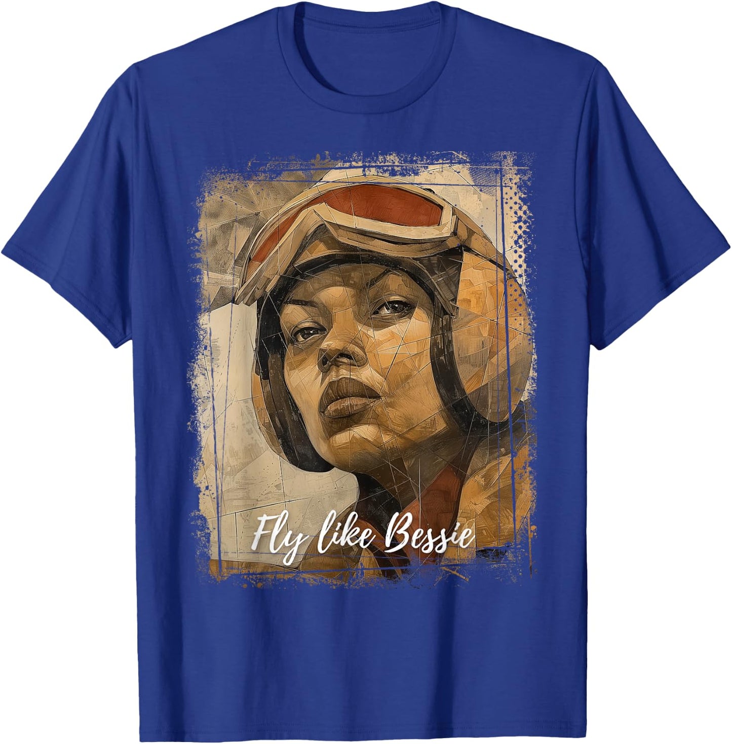 Bessie Coleman Black History Month African American Pilot T-Shirt - T-Shirt | Royal