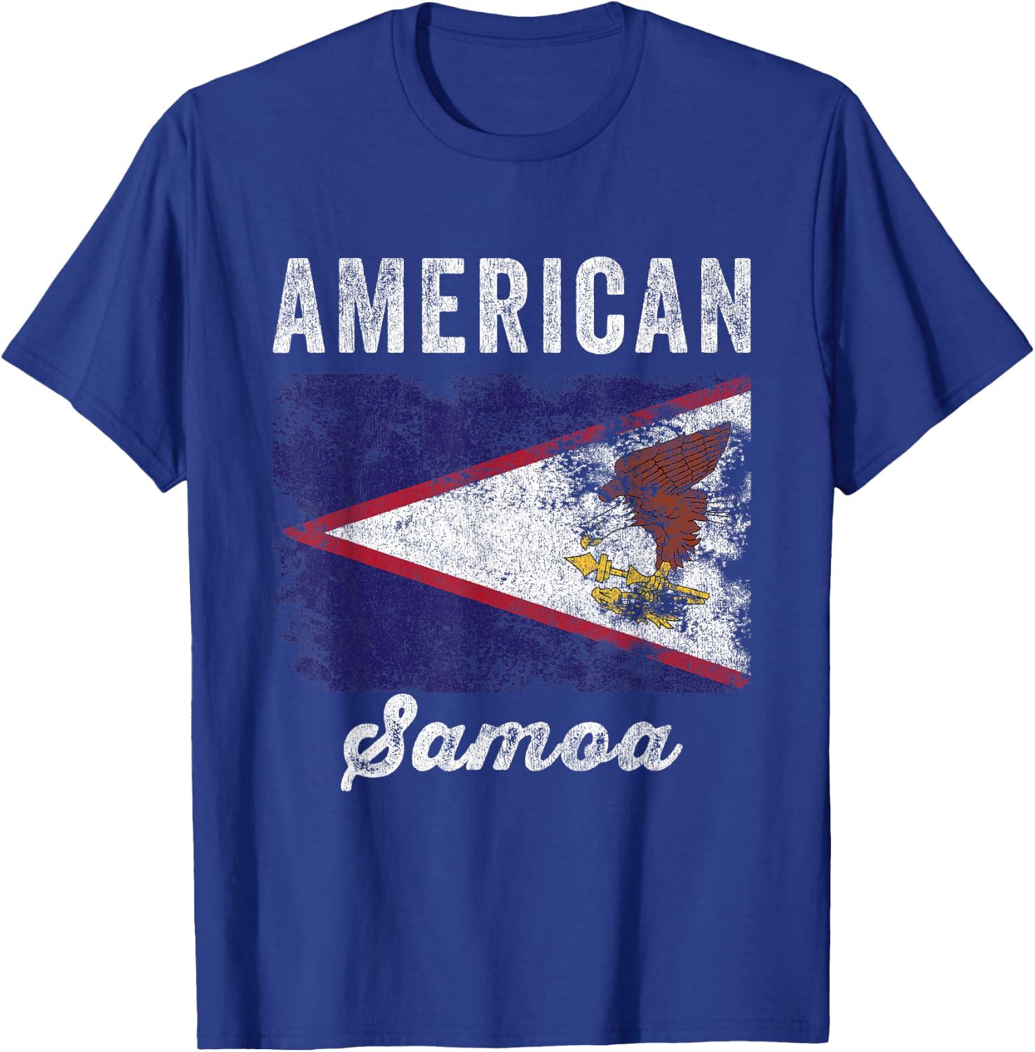 American samoa Flag - Men Women Kids - American samoan Flag T-Shirt - T-Shirt | Royal