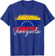 Venezuela Vintage Flag Venezuelan Pride Roots T-Shirt - T-Shirt | Royal