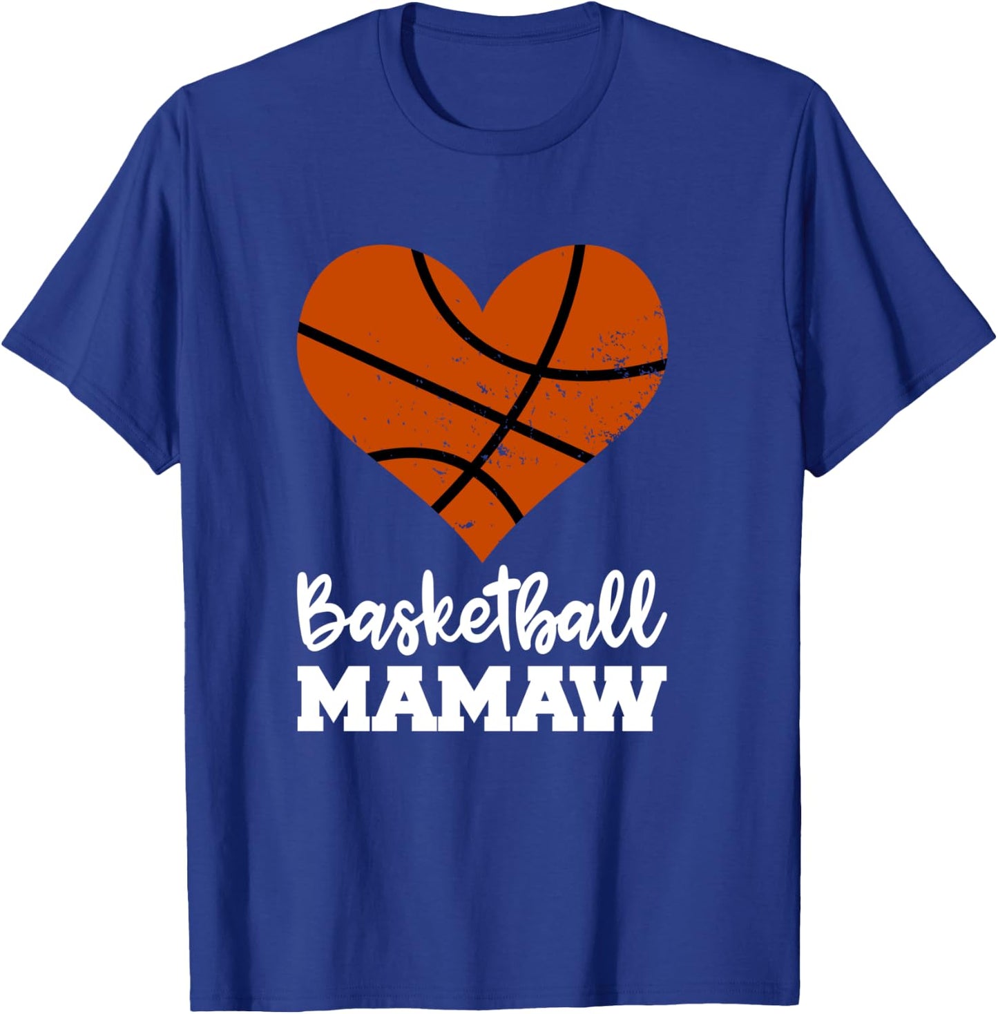 Basketball Mamaw Funny Basketball Player Mamaw T-Shirt - T-Shirt | Royal