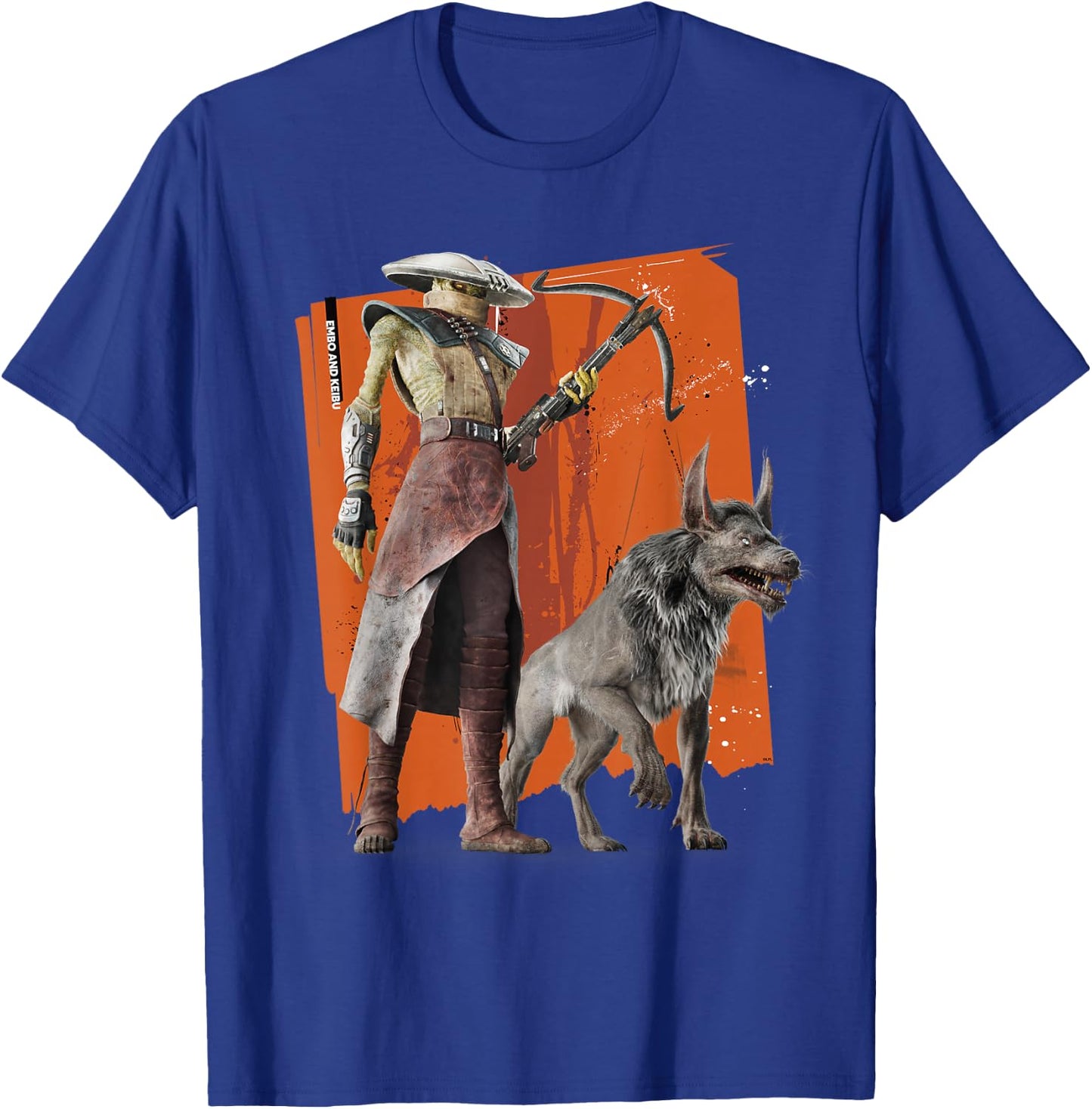 Star Wars The Mandalorian and Grogu Movie Embo and Keibu T-Shirt - T-Shirt | Royal