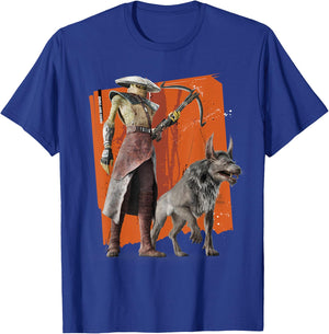 Star Wars The Mandalorian and Grogu Movie Embo and Keibu T-Shirt - T-Shirt | Royal