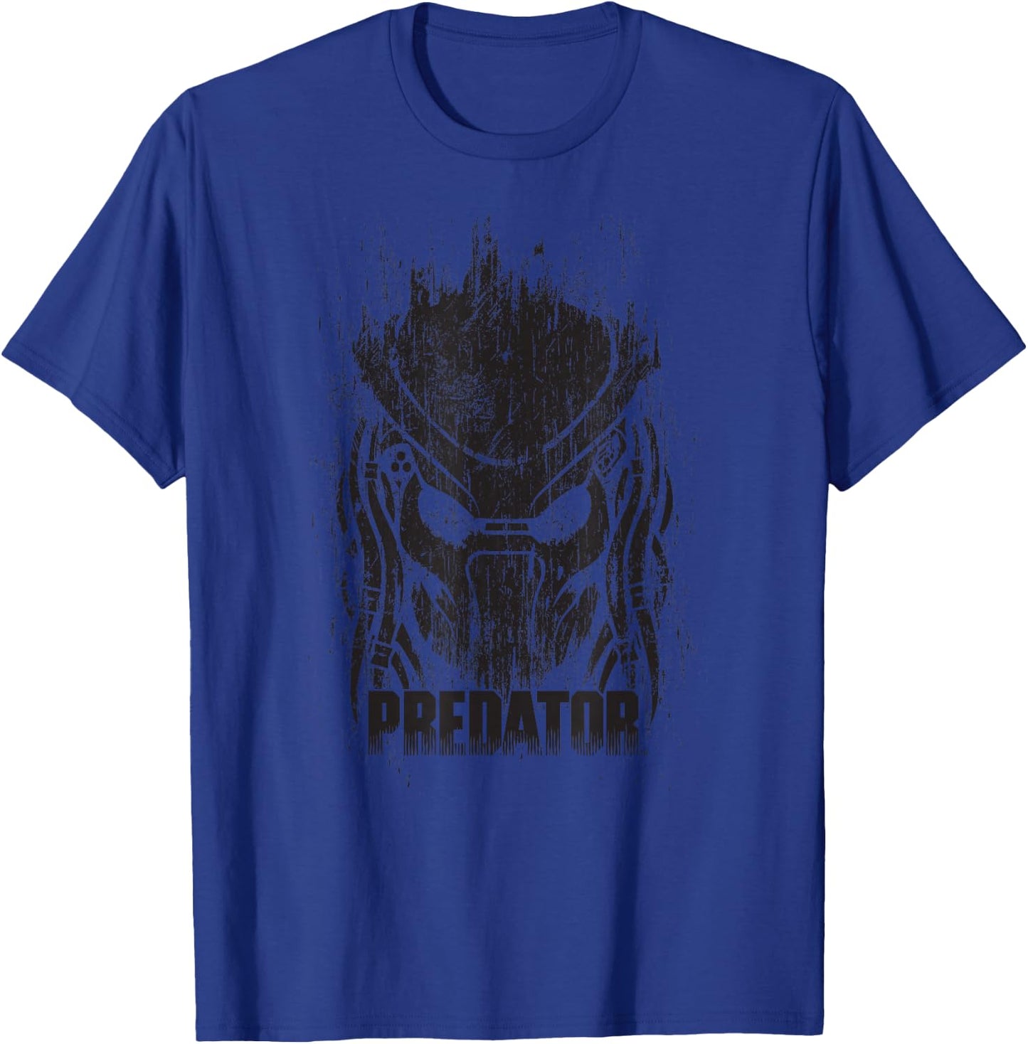 Predator Head Stamp 80s T-Shirt - T-Shirt | Royal