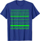 Oscilloscope Digital Waves On Screen Display T-Shirt - T-Shirt | Royal