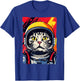 Astronaut Cat Shirt Kids Space Cat Astronaut Cat Mom Cat Dad T-Shirt - T-Shirt | Royal