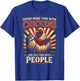 Funny More Chickens Less People for Farmer and Introvert T-Shirt - T-Shirt | Royal