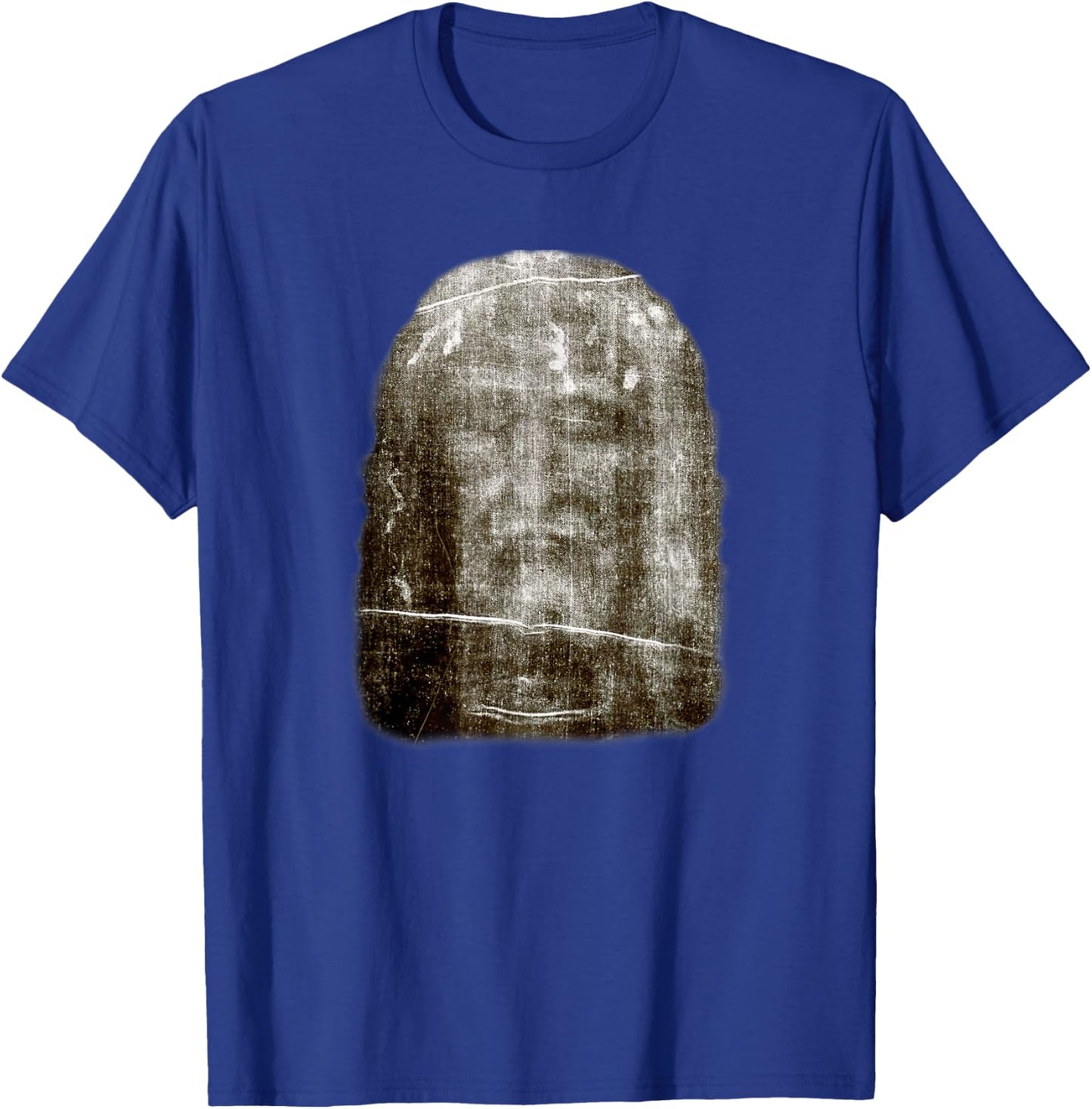 Face of Our Lord Jesus Christ from the Holy Shroud of Turin T-Shirt - T-Shirt | Royal