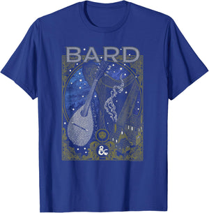 Dungeons & Dragons Bard Poster T-Shirt - T-Shirt | Royal