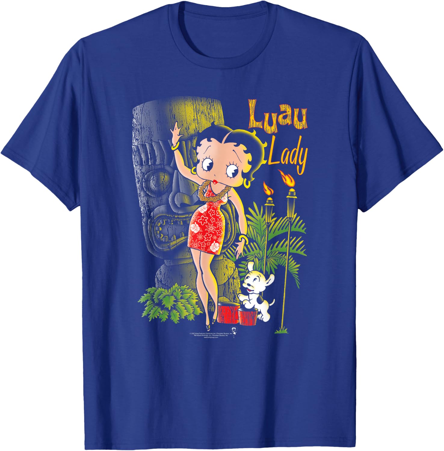 Betty Boop Luau Lady T-Shirt - T-Shirt | Royal