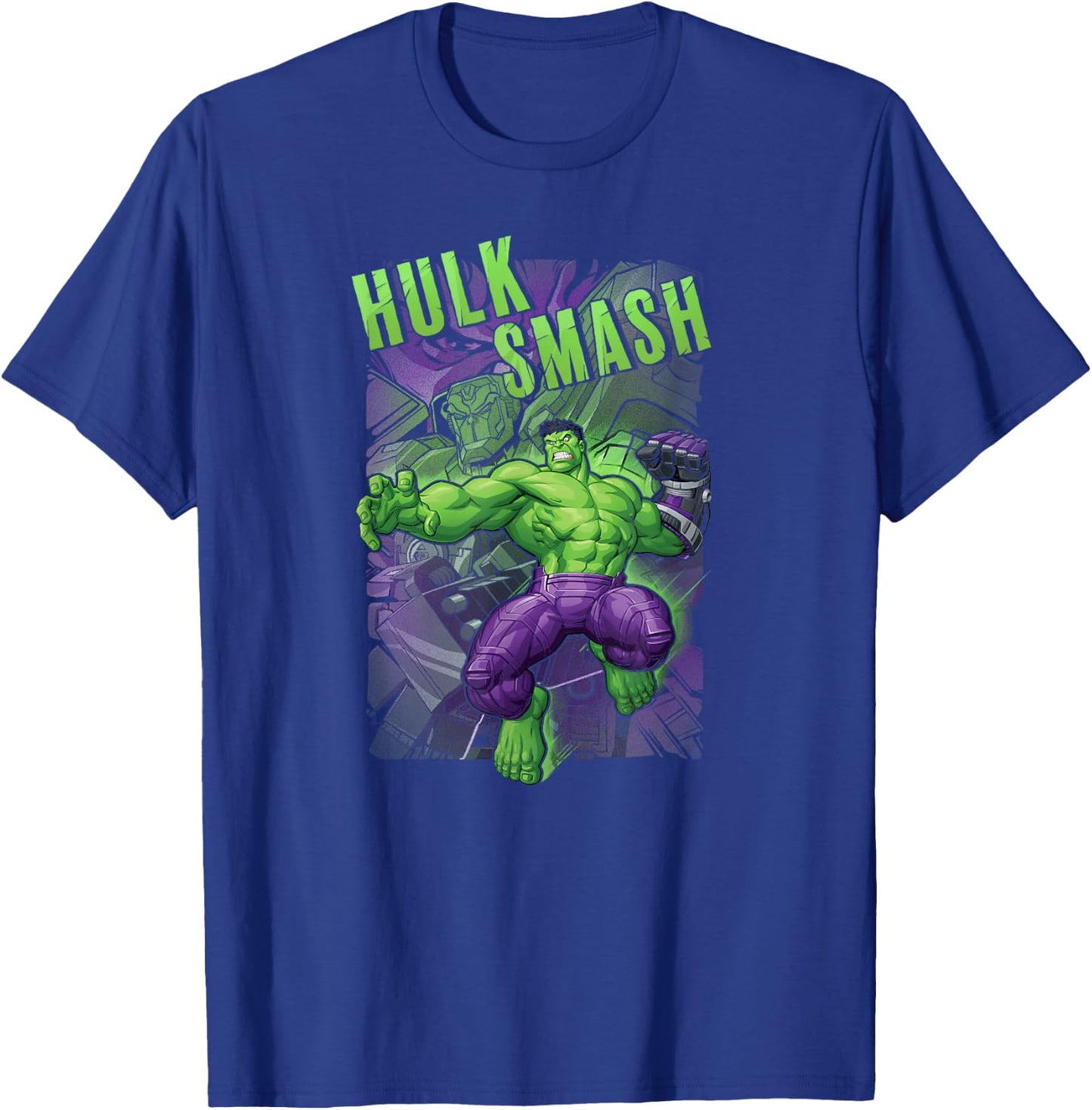 Marvel Avengers Mech Strike Hulk Smash T-Shirt - T-Shirt | Royal