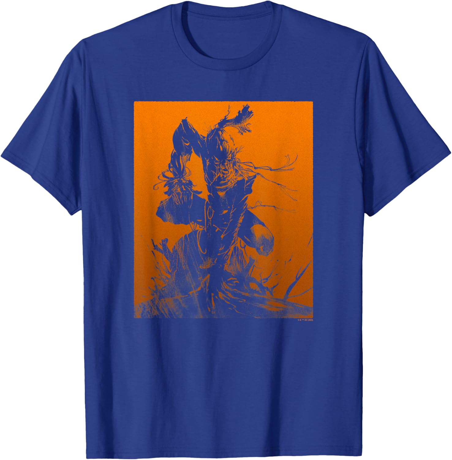 DC Comics Halloween Scarecrow Orange Poster T-Shirt - T-Shirt | Royal