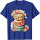 French Macarons Cookies Dessert Pastel Floral Macaron Baker T-Shirt - T-Shirt | Royal