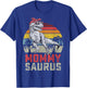 Mommysaurus T Rex Dinosaur Mommy Saurus Family Matching T-Shirt - T-Shirt | Royal