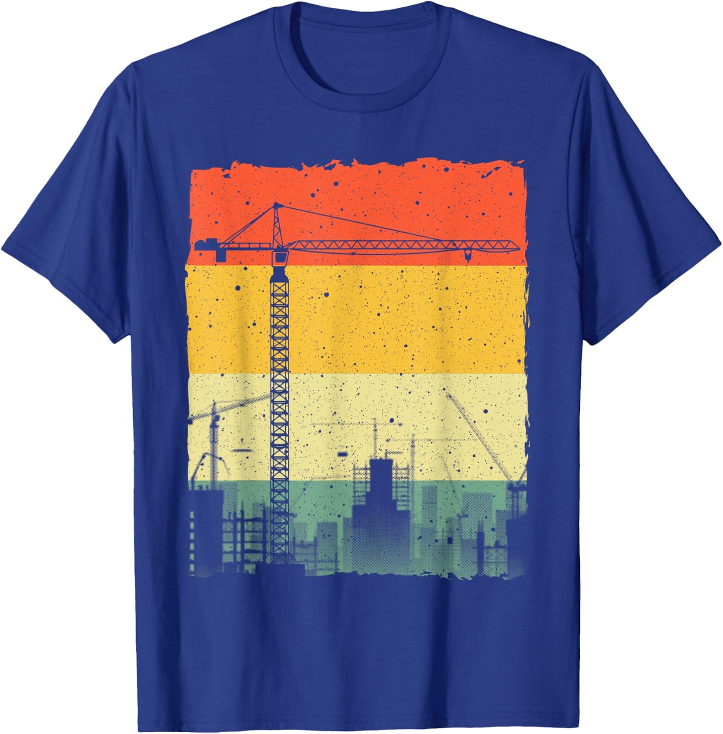 Best Tower Crane Design Women Tower Crane Operator T-Shirt - T-Shirt | Royal