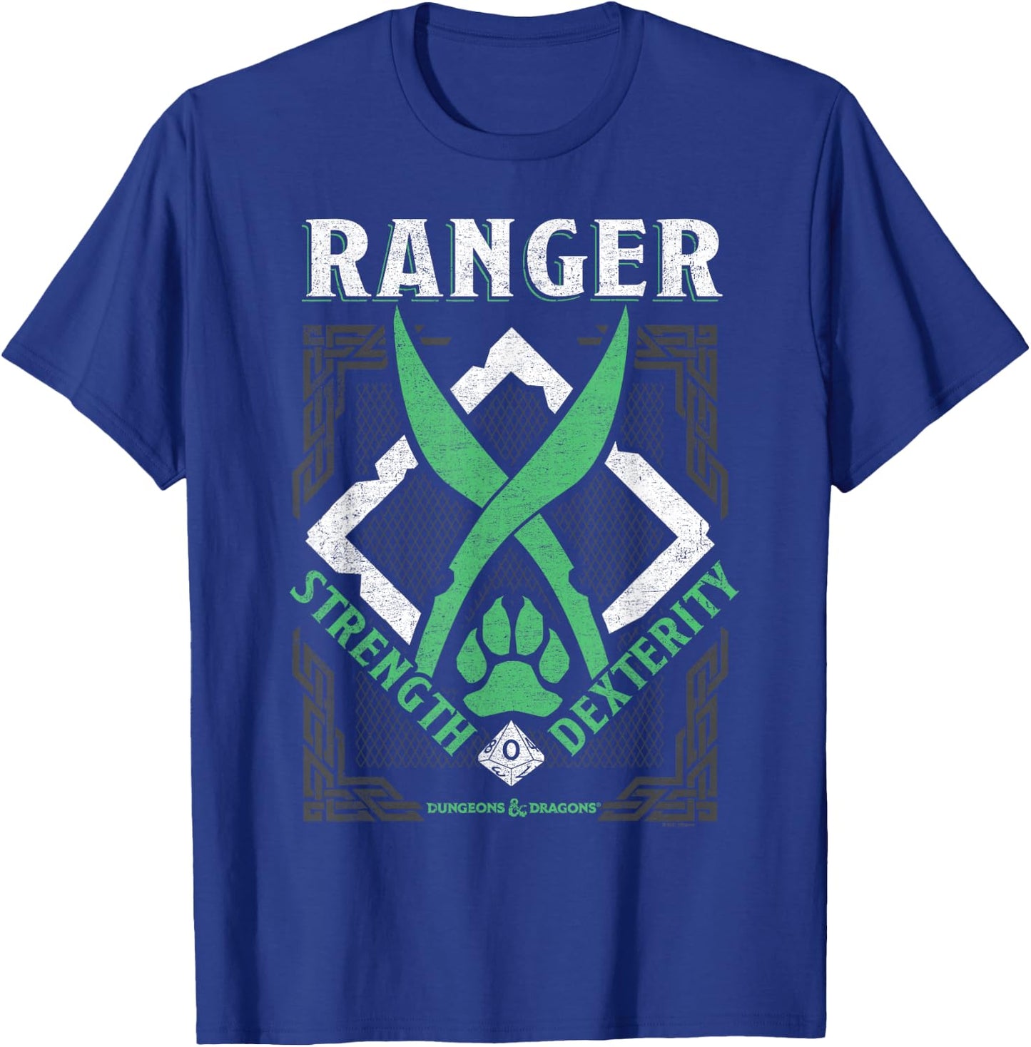 Dungeons & Dragons Ranger Strength & Dexterity T-Shirt - T-Shirt | Royal