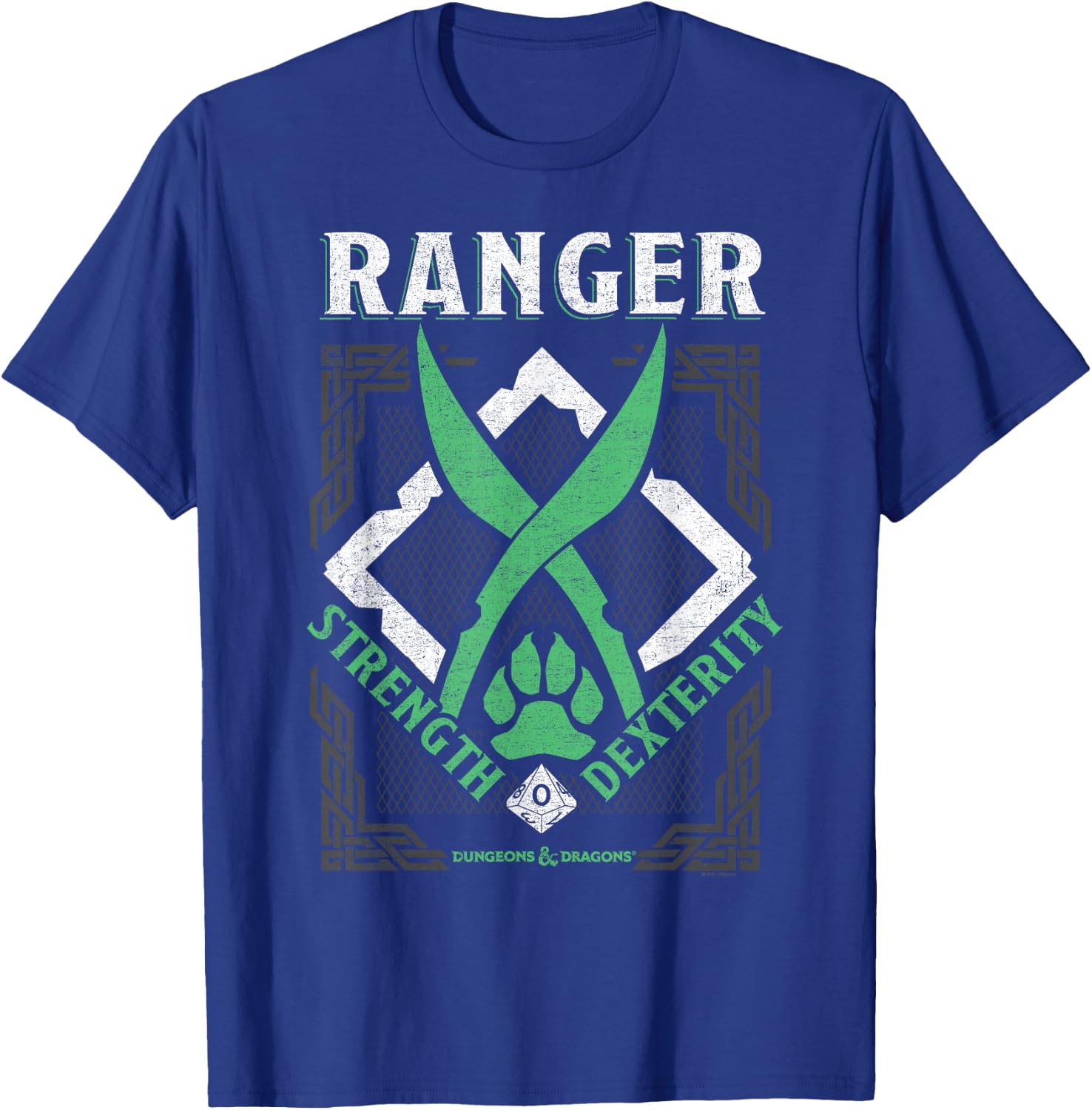 Dungeons & Dragons Ranger Strength & Dexterity T-Shirt - T-Shirt | Royal