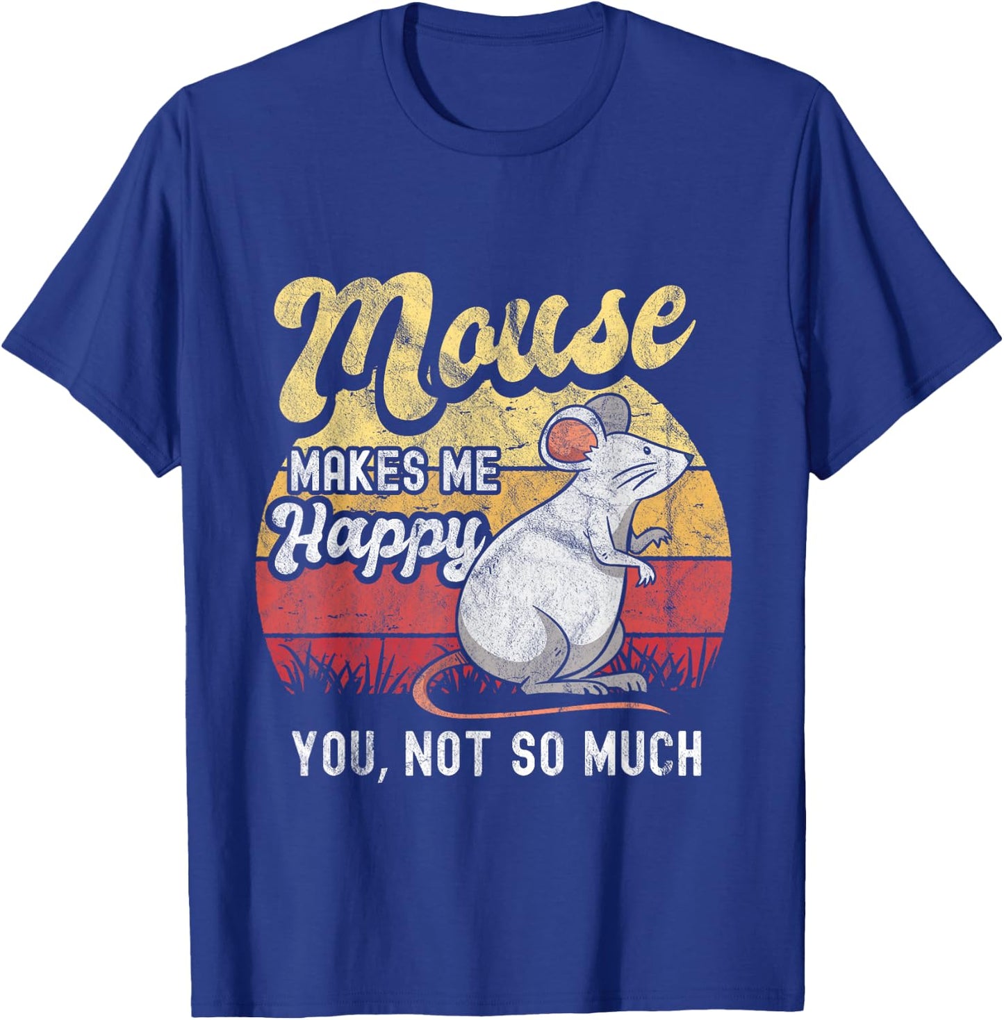 Mouse Mice Rat Pet Rodent Men Women Kids Gerbil Maus Ratón T-Shirt - T-Shirt | Royal