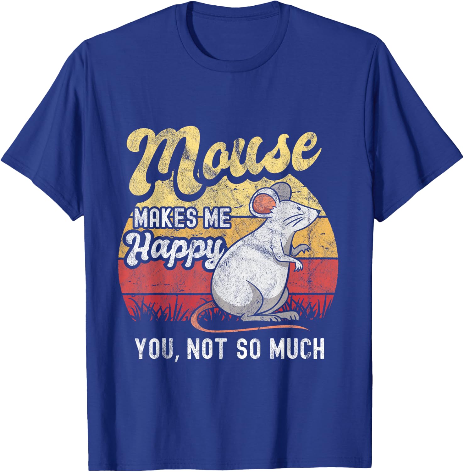 Mouse Mice Rat Pet Rodent Men Women Kids Gerbil Maus Ratón T-Shirt - T-Shirt | Royal