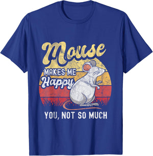 Mouse Mice Rat Pet Rodent Men Women Kids Gerbil Maus Ratón T-Shirt - T-Shirt | Royal