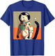 Cat Astronaut War Women Kids T-Shirt - T-Shirt | Royal