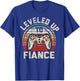 Leveled Up To Fiance Engaged Men Gaming Lover Gamer T-Shirt - T-Shirt | Royal