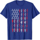 American Flag Fishing T Shirt, Bass Pro Fish 4th of July Men T-Shirt - T-Shirt | Royal