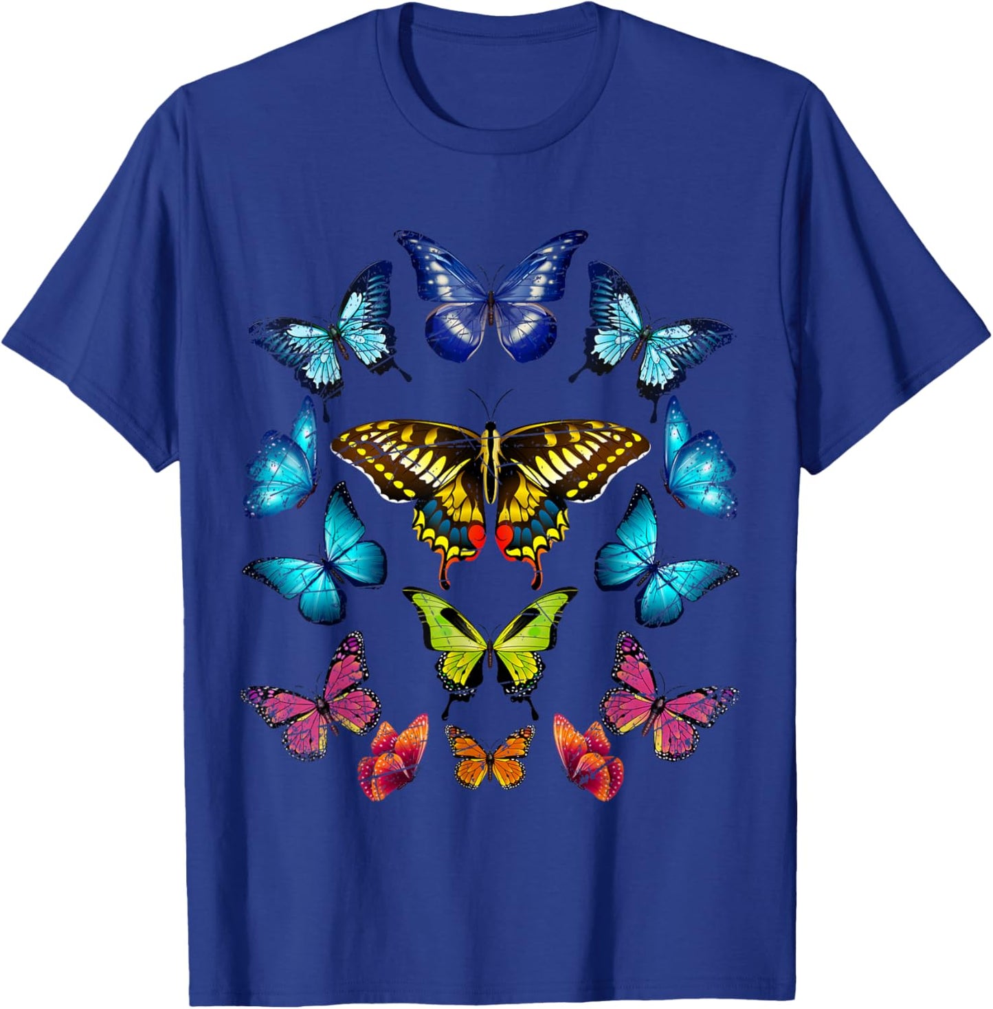 Butterflies Butterfly T-Shirt - T-Shirt | Royal