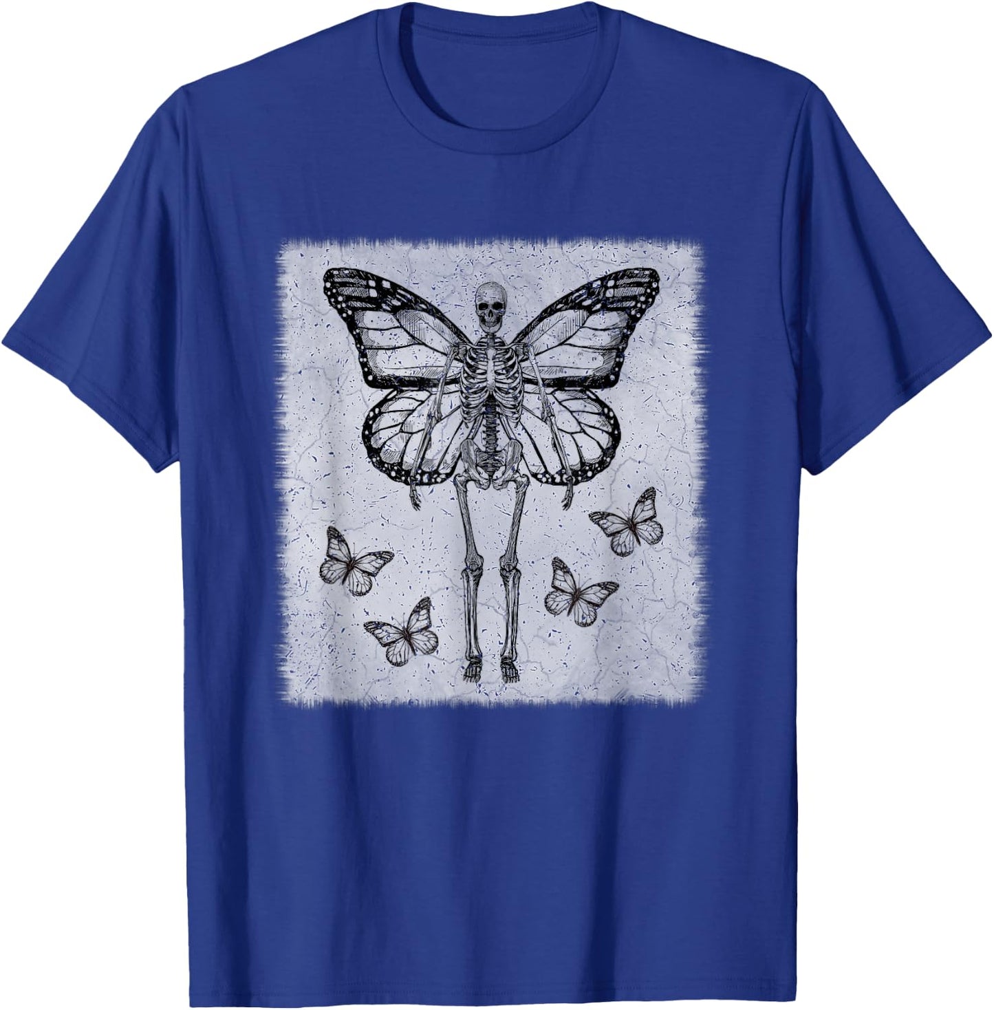 Skeleton Fairy Grunge Fairycore Aesthetic Goth Gothic T-Shirt - T-Shirt | Royal