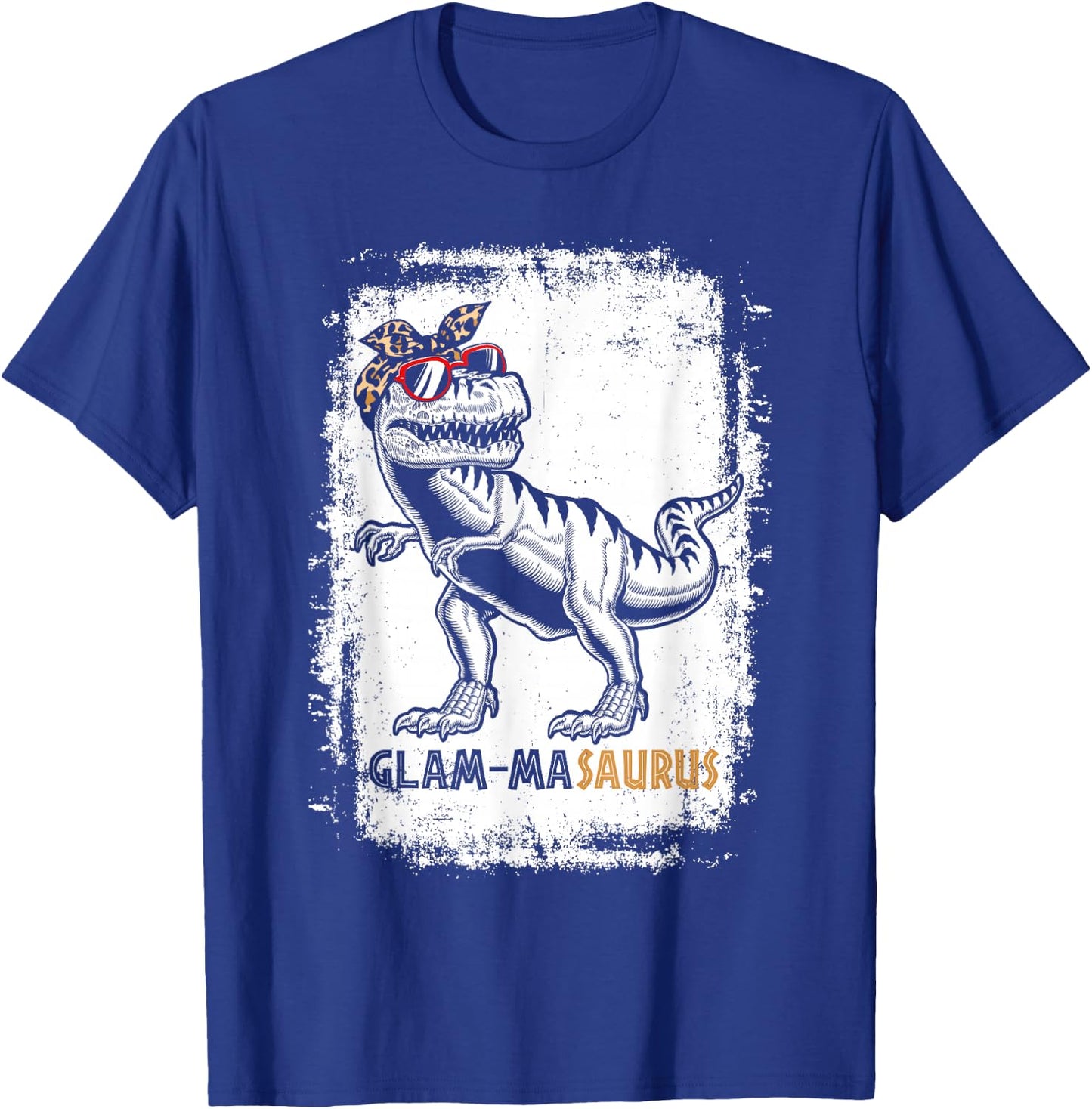 Glam-masaurus Rex Grandma Dinosaur T-Rex Glam-ma Saurus T-Shirt - T-Shirt | Royal