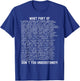Nerdy What Part of Standard Model Lagrangian Physics Science T-Shirt - T-Shirt | Royal
