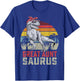 Great auntsaurus T Rex Dinosaur Great aunt Saurus Family T-Shirt - T-Shirt | Royal