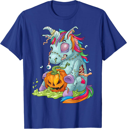 Zombie Unicorn Shirt - Undead Zombiecorn Halloween Costume