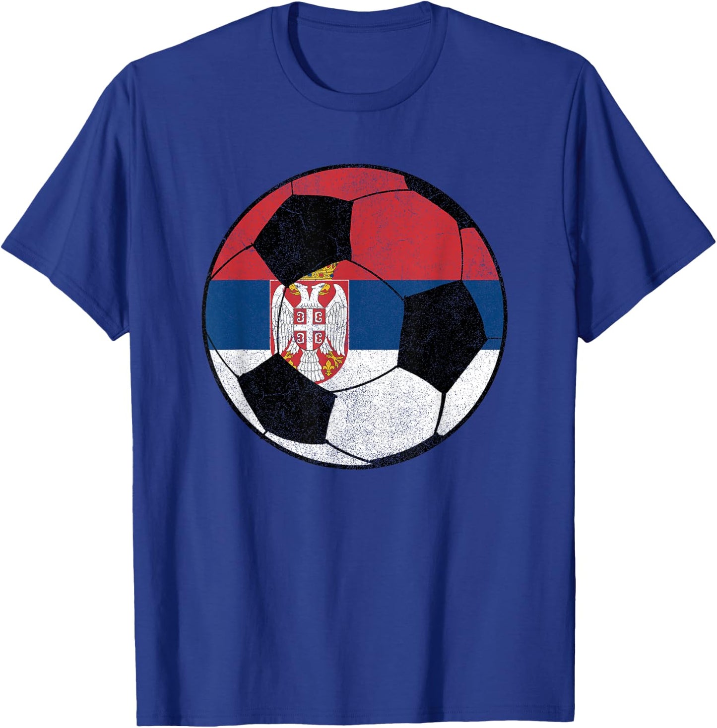 Vintage Soccer Shirts, Men Kid Boy Soccer Jersey Serbia T-Shirt - T-Shirt | Royal