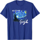 Let It Gogh Starry Night . Vincent Van Gogh Gift. Art T-Shirt - T-Shirt | Royal