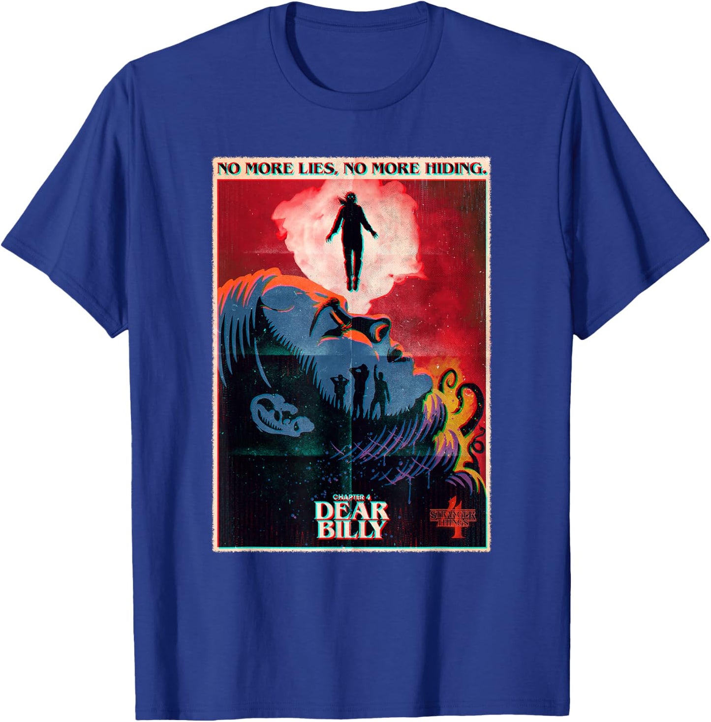 Stranger Things 4 Chapter 4: Dear Billy Max Poster T-Shirt - T-Shirt | Royal